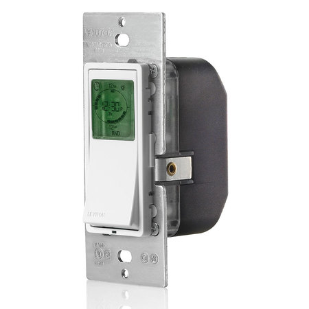 LEVITON TIME SWITCH VIZIA TMR TTL 244WHT IV LA VPT24-16Z